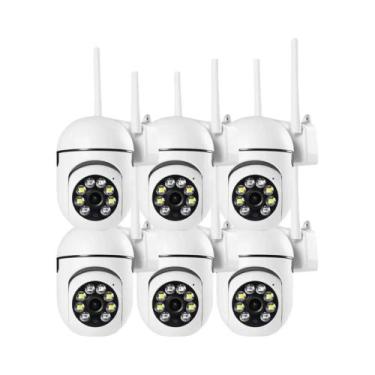 Imagem de Câmera IP Wi-Fi Externa 8MP PTZ Com Zoom 4X, Rastreamento Humano Por I