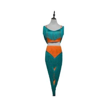 Imagem de Conjunto De Fantasia De Dança Do Ventre Para Mulheres E Crianças, Top 