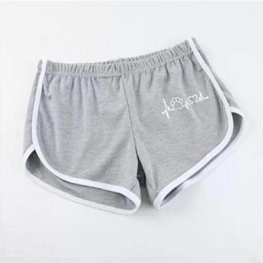 Imagem de Shorts Femininos De Algodão Respirável Para Yoga, Dança E Corrida, Sho
