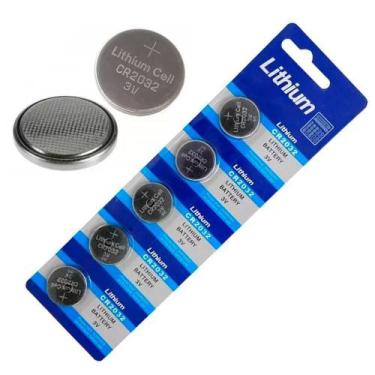 Imagem de Bateria De Lithium Cr2032 3v Cartela Com 5 Unidades - Gici Tech