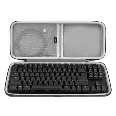 Imagem de GEEKRIA Capa Para Teclado Tkl, Compatível Com Razer Blackwidow Lite Keychron K8/Pro, Bolsa De Transporte Viagem Rígida Steelseries New Apex 9 Jogos Mecânicos (Fina)