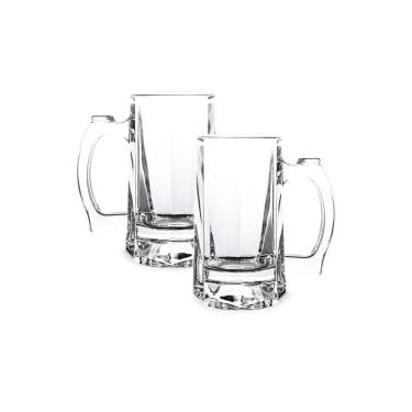 Imagem de Conjunto 2 PÇS Canecas de Chopp e Cerveja 300 ml Vidro Pavillion Haus Concept