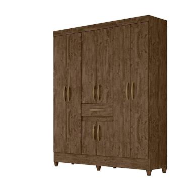 Imagem de Guarda Roupa 8 Portas Portugal Castanho Wood 835331 Moval