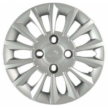 Imagem de Calota Grid Aro 13p 015cb-pta Fiat Modelo Mercurio/ Linea Cubo Baixo - Pc / 4