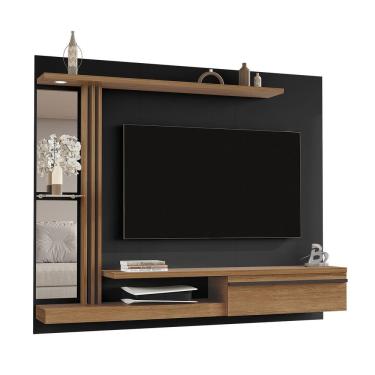 Imagem de Painel Denver Preto Fosco Com Cinamomo - Bechara