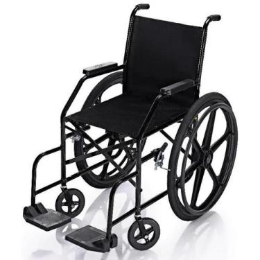 Imagem de Cadeira De Rodas Simples Pl002 Com Pneu Inflável Prolife