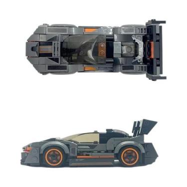 Imagem de Conjunto De Blocos De Montar De Carro Esportivo Para Crianças, Brinque