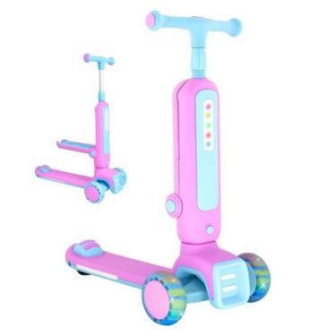 Imagem de Patinete 2 Em 1 Radical Infantil 3 Rodas Em Pé Ou Sentado - Dm Toys