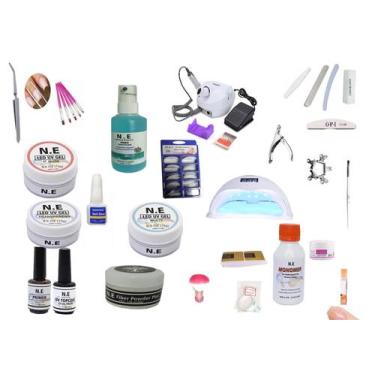 Imagem de Kit Para Manicure Unha Fibra Acrigel Ne Bivolt Profissional - Soluções