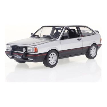 Imagem de Miniatura 1/24 Volkswagen Gol GTS 1988 Prata Lunar Detalhada