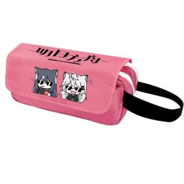 Imagem de Bolsa de lápis Arknights Amiyas Anime Pencil Box impermeável - yiweisa