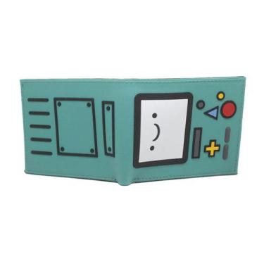 Imagem de Carteira, bolsa de moedas, couro, bifold, Adventure Times Anime - Yiwe
