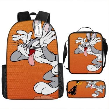 Imagem de Mochila Bugss Bunnys Cartoon Kids School 3 unidades/conjunto - Yiweisa