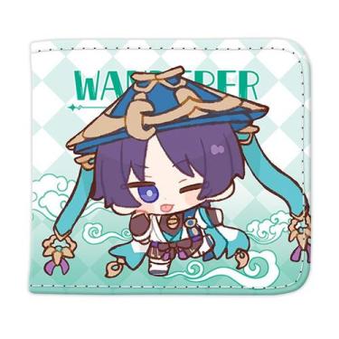 Imagem de Carteira Genshins Impacts Personagens de Anime Slim BiFold PU - Yiweis