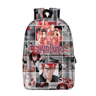 Imagem de Mochila escolar Slam Dunks Anime para crianças em poliéster - yiweisai