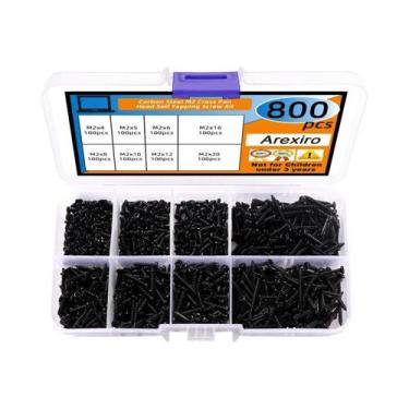 Imagem de Parafusos Autoatarraxantes M2 Com Cabeça Cruzada 400-800 Peças, Parafu