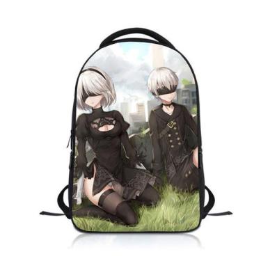 Imagem de Mochila escolar NieR: Automatass Anime para crianças - yiweisai