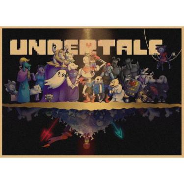 Imagem de Pôster Undertales Anime Art 29,7x42cm Papel 150g - yiweisai