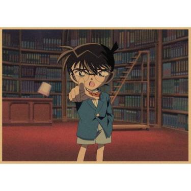Imagem de Pôster de arte de parede Picture Detective Conan Kudo Anime Art - yiwe