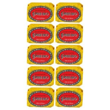 Imagem de Kit Sabonete Phebo Barra Odor de Rosas de Glicerina 90g 10 unidades