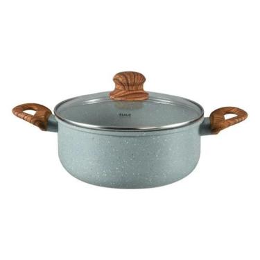 Imagem de Panela Caçarola Ecoglide Revestimento Cerâmico 20 Cm Marble Tuut