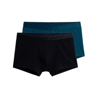 Imagem de Kit com 2 Cuecas Sunga Lupo 480-003 Colorido, Azul marinho, M