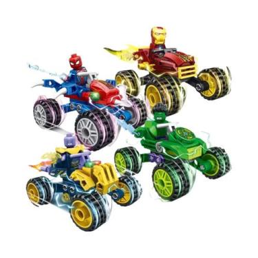 Imagem de Figuras De Blocos De Montar Mini Marvel Em Caixa Surpresa, Spiderman, 