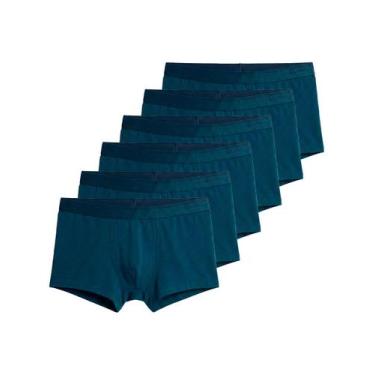 Imagem de Kit com 6 Cuecas Sunga Lupo 480-003, Azul marinho, GG
