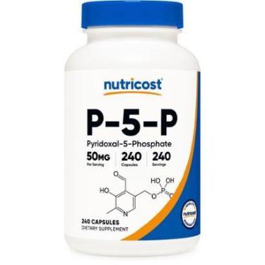 Imagem de Suplemento Nutricost P5P Vitamina B6 50 mg 240 cápsulas-Unissex
