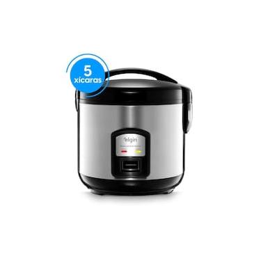 Imagem de Panela Elétrica de Arroz Elgin PAR20 5 Xícaras 1L 400W Cuba Antiaderente Função Aquecer...