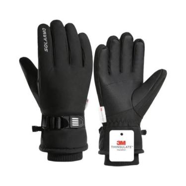 Imagem de Luvas De Inverno Quentes E Impermeáveis com Tela Sensível Ao Toque Par