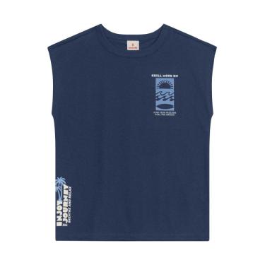 Imagem de Regata infantil menino tropical em gel Brandili