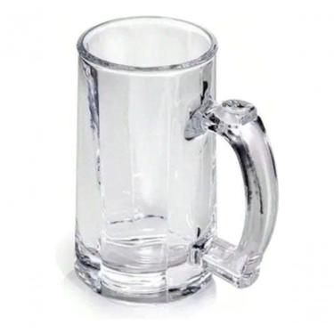 Imagem de Caneca de Chopp 370ML para Cerveja em Vidro com Resistência a Lava-Louças e Micro-ondas...