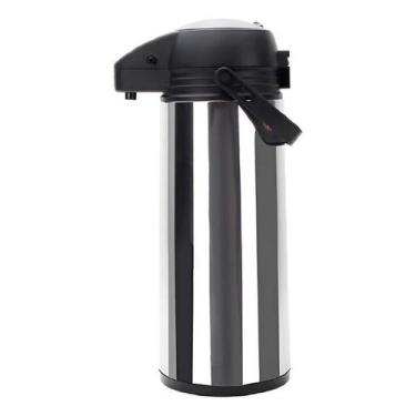 Imagem de Vittak Garrafa Térmica Inox 1,9L Café Chá Quente Fria Ampola Vidro Esc