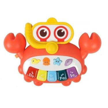 Imagem de Brinquedo Pianinho Musical Baby Infantil Musicas Som Bichos - Lirena B