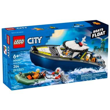Imagem de Blocos Lego City Perseguição de Barco Policial 60456