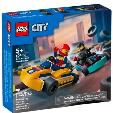 Imagem de Blocos De Montar Lego City Karts E Pilotos De Corrida 60400