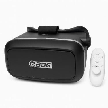 Imagem de Vr Box Oculos De Realidade Virtual 3D Black + Controle Bluetooth
