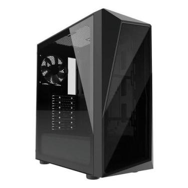 Imagem de Gabinete Cooler Master CMP 520L Lateral de Vidro Preto MINI-ITX, MICRO