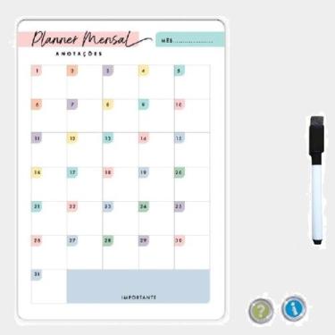 Imagem de Quadro Lousa Magnética Planner Imã Porta Recados - Equipe