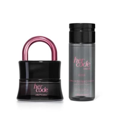 Imagem de Combo Her Code Touch: Eau De Parfum 50ml + Creme em óleo Corporal 200m