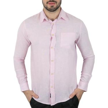 Imagem de Camisa Linho VersatiOld Rosa, Rosa, P