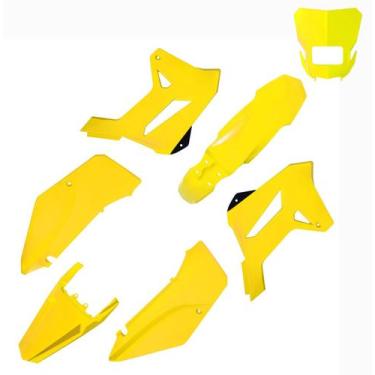 Imagem de Kit Plástico Carenagem Biker R1de C/ Carenagem Farol Xr 250 Tornado, A