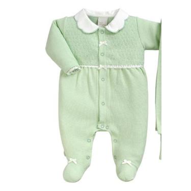Imagem de Macacão Longo Menina Verde Anjos Baby, Verde, RN