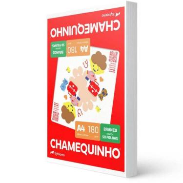 Imagem de Papel Sulfite Chamequinho A4 180g Branco - Chamex