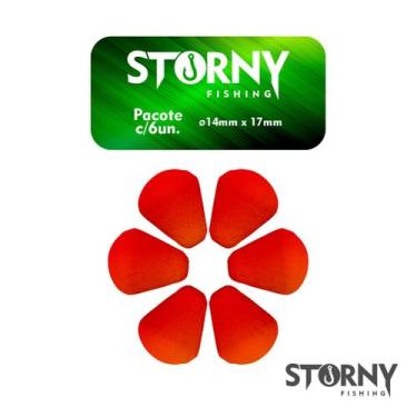 Imagem de Boia Guia Lambari Storny De E.V.A 06Pç, N2, Vermelho