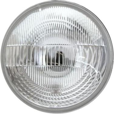 Imagem de Farol Tipo Sealed Beam 180Mm Com Lâmpada 12V E Adaptador - FORTLUZ