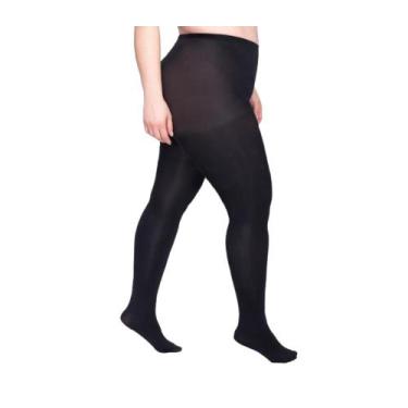 Imagem de Meia calça lupo fio 80 opaca plus ref:5852 feminino, Preto, XXG