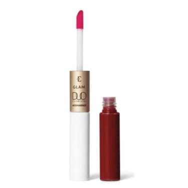 Imagem de Batom Líquido Vermelho Imprescindível Eudora Glam Duo Clinical Micropi