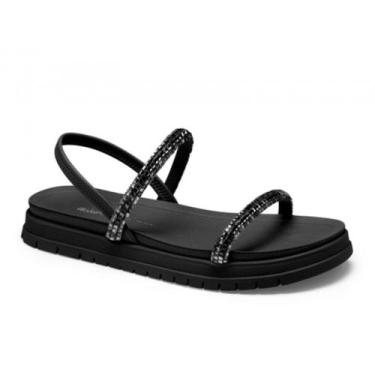 Imagem de Papete Feminina Dakota Flatform Sandálias Femininas Rasteira, Preto, 3